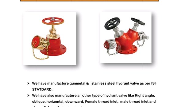 Double Headed Hydrant Valve 100mm
